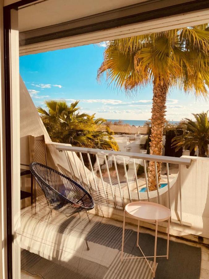 Le Cali, P2 Cabine Dans Une Residence Avec Piscine, Vue Mer Et Parking Prive Ла-Гранд-Мот Экстерьер фото